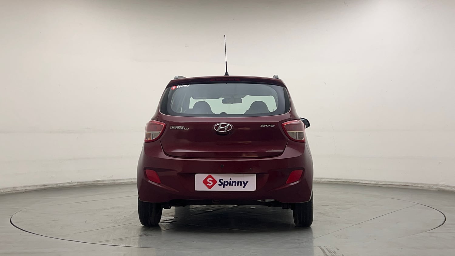 Used 2013 Hyundai Grand i10 Sportz 1.2 Kappa VTVT Petrol Manual exterior BACK VIEW