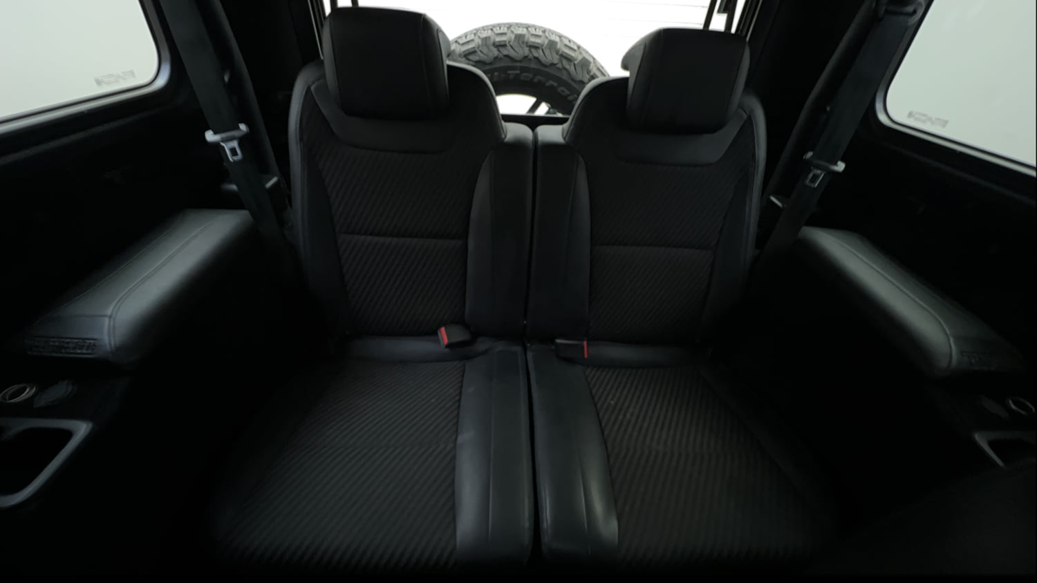 Used 2021 mahindra Thar LX Hard Top Petrol MT 4WD Petrol Manual interior REAR SEAT CONDITION VIEW