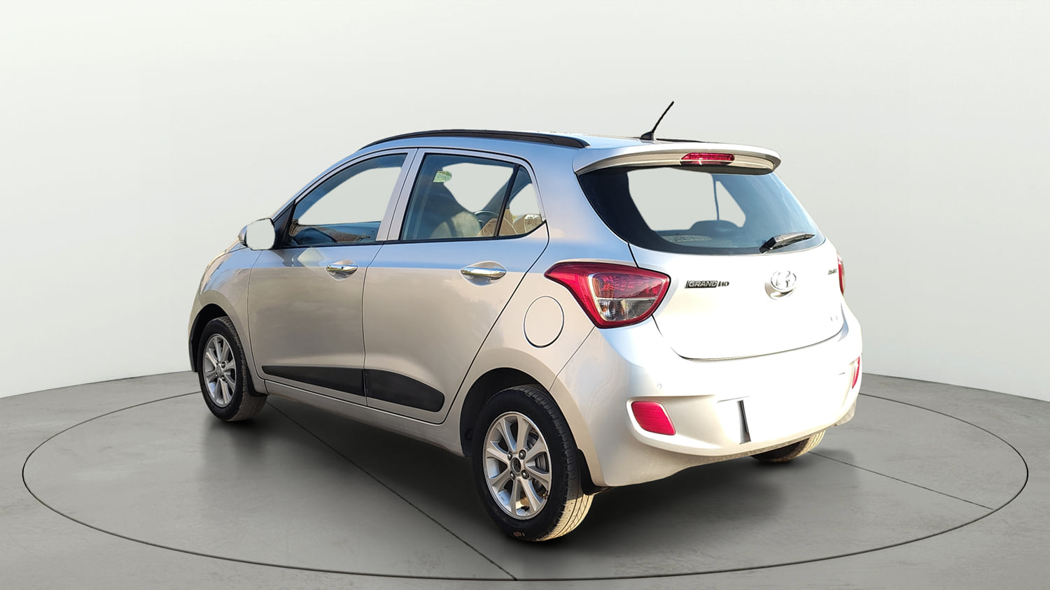 Used 2013 Hyundai Grand i10 Asta 1.2 Kappa VTVT Petrol Manual exterior LEFT REAR CORNER VIEW