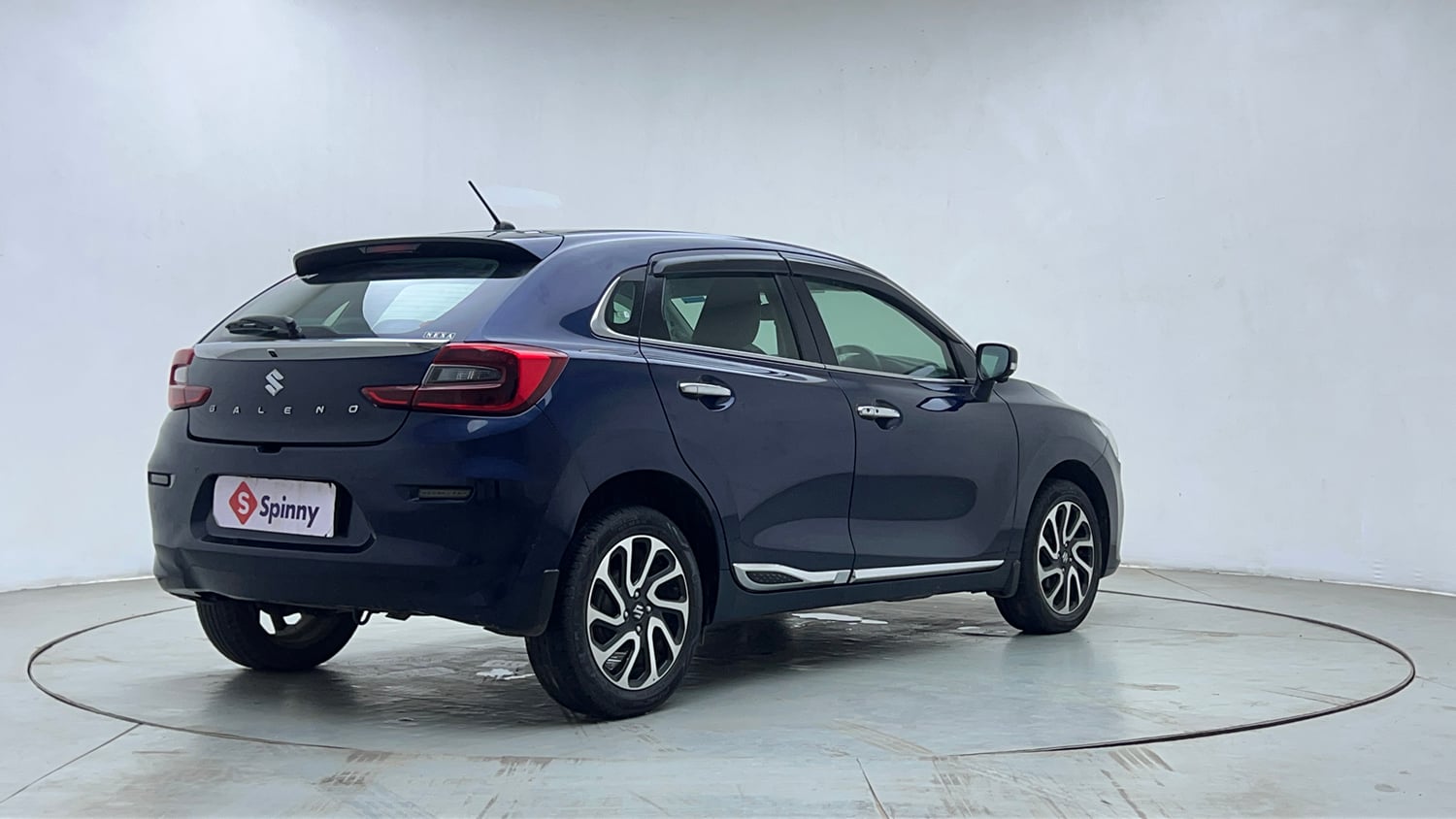 Used 2023 Maruti Suzuki Baleno Alpha AGS Petrol Automatic exterior RIGHT REAR CORNER VIEW