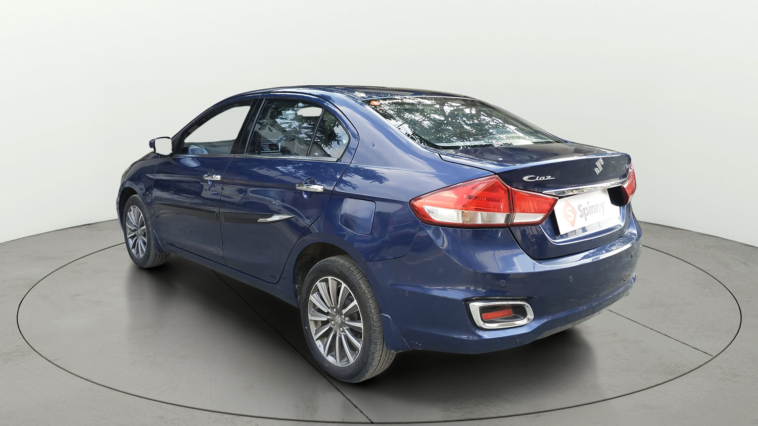 Used 2021 Maruti Suzuki Ciaz Alpha 1.5 Petrol Manual exterior LEFT REAR CORNER VIEW