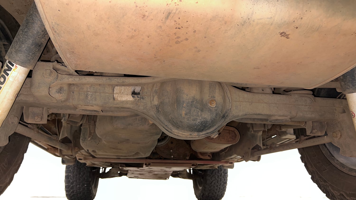 Used 2021 mahindra Thar LX Hard Top Petrol MT 4WD Petrol Manual extra REAR UNDERBODY VIEW (TAKEN FROM REAR)