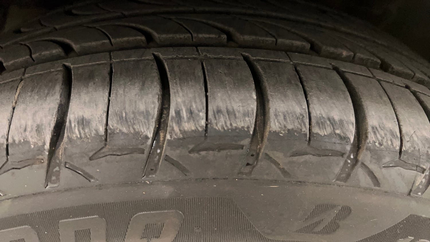 Used 2018 Honda City VX CVT Petrol Petrol Automatic tyres LEFT FRONT TYRE TREAD VIEW