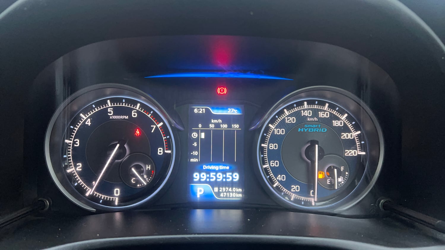 Used 2021 Maruti Suzuki XL6 Alpha AT Petrol Petrol Automatic interior CLUSTERMETER VIEW
