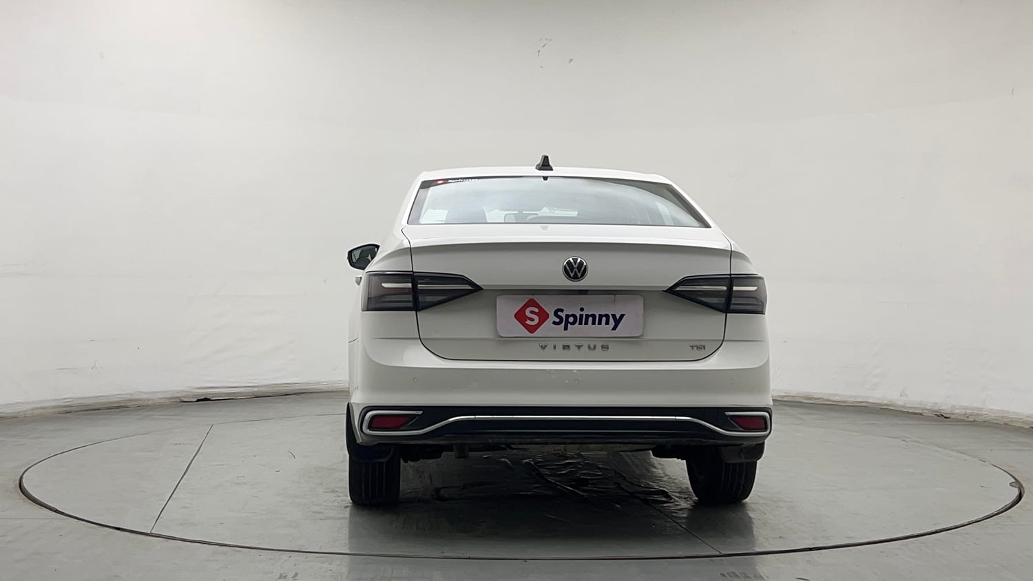 Used 2022 Volkswagen Virtus Highline 1.0 TSI AT Petrol Automatic exterior BACK VIEW