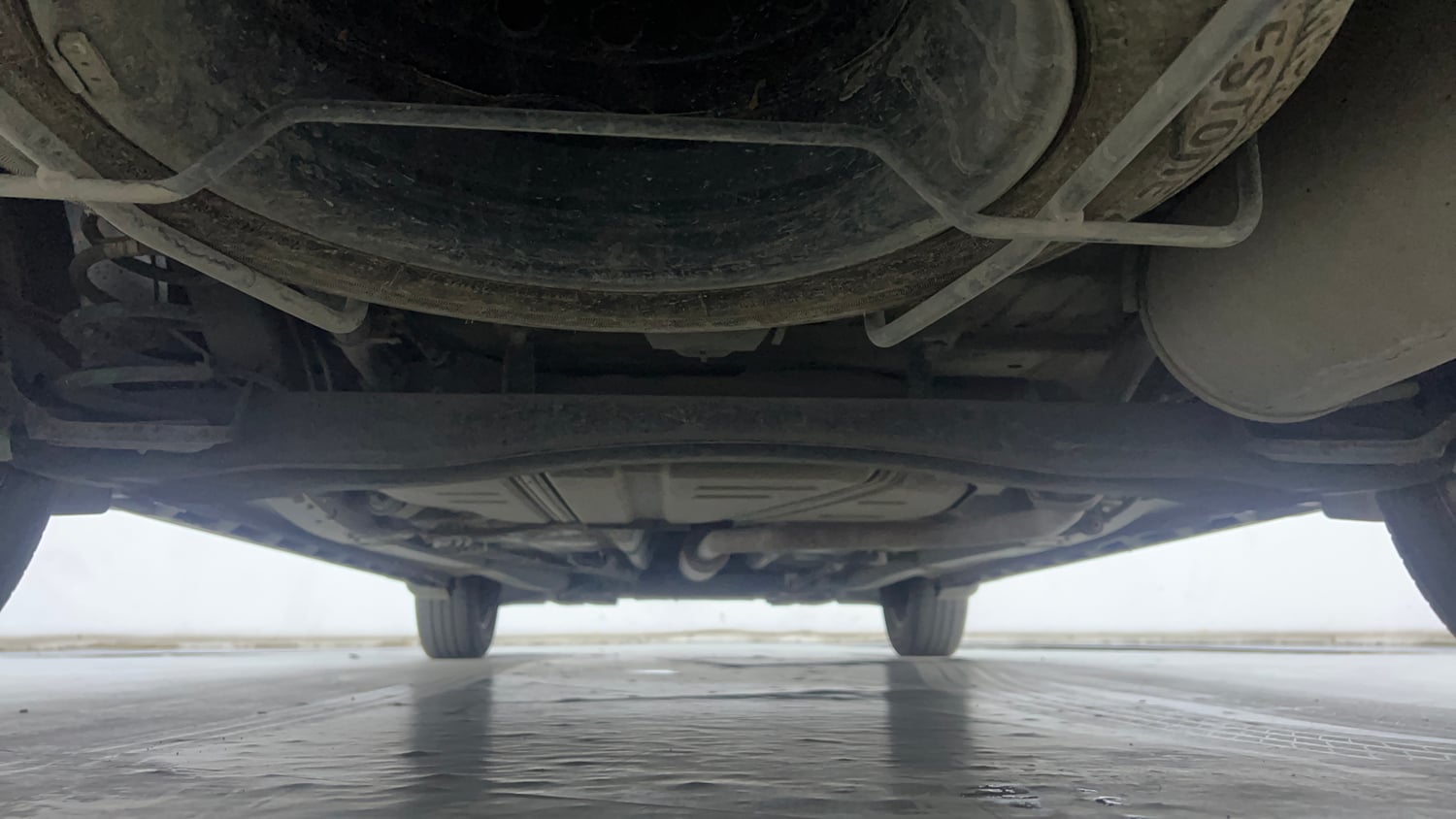 Used 2021 Maruti Suzuki XL6 Alpha AT Petrol Petrol Automatic extra REAR UNDERBODY VIEW (TAKEN FROM REAR)