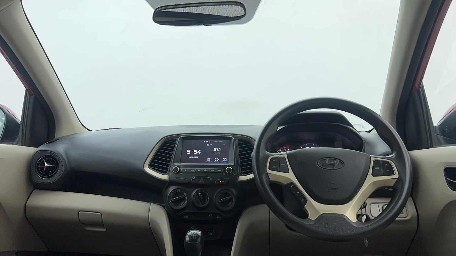 Used 2021 Hyundai Santro Sportz Petrol Manual interior DASHBOARD VIEW