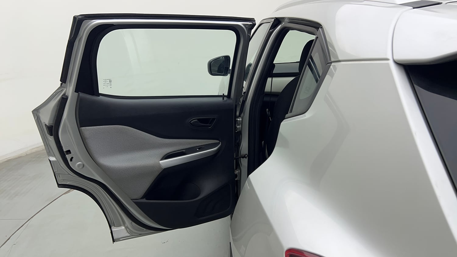 Used 2023 Nissan Magnite XE AMT Petrol Automatic interior LEFT REAR DOOR OPEN VIEW