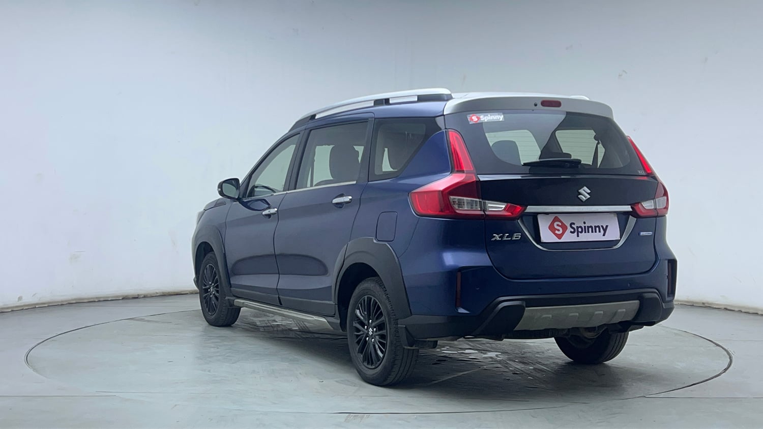 Used 2021 Maruti Suzuki XL6 Alpha AT Petrol Petrol Automatic exterior LEFT REAR CORNER VIEW