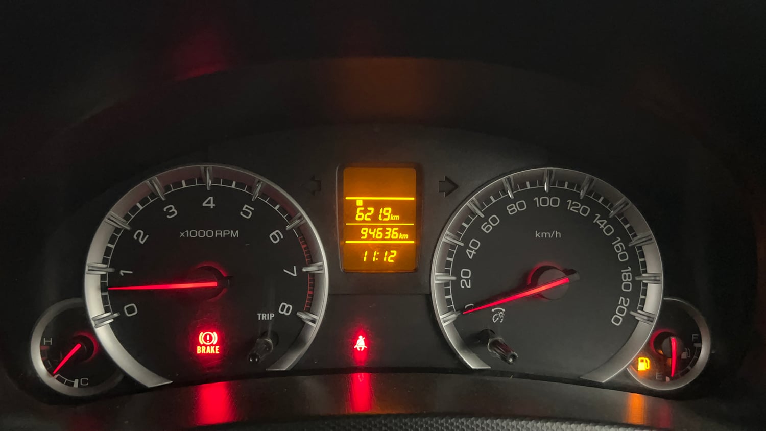 Used 2017 Maruti Suzuki Swift VXi Petrol Manual interior CLUSTERMETER VIEW