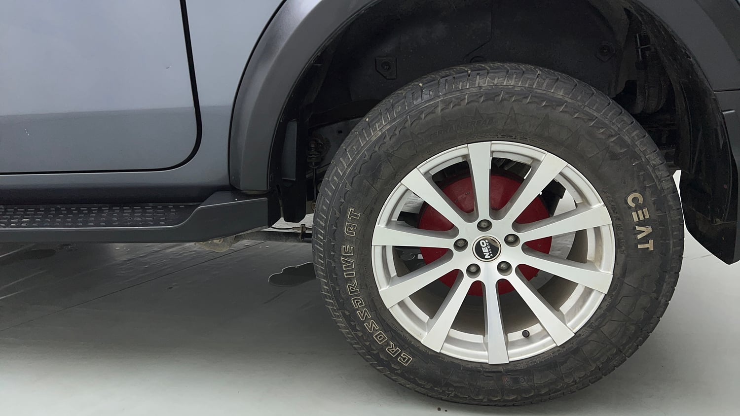 Used 2024 Mahindra Thar LX Hard Top Diesel MT RWD Diesel Manual tyres LEFT REAR TYRE RIM VIEW