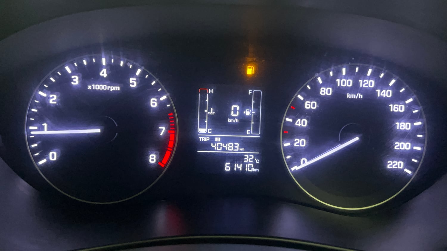 Used 2017 Hyundai Elite i20 Asta 1.2 Petrol Manual interior CLUSTERMETER VIEW