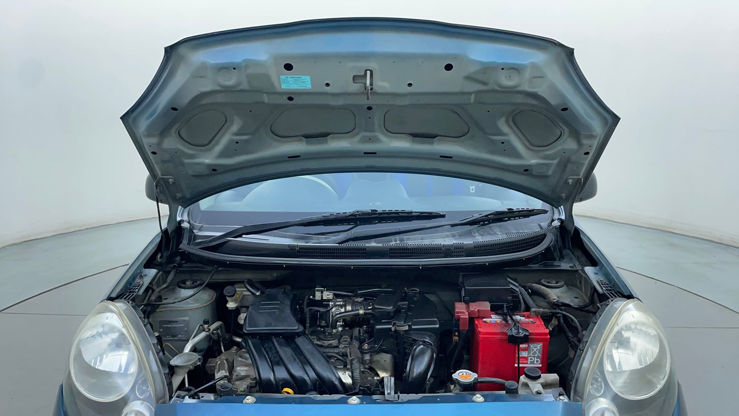 Used 2014 Nissan Micra Active XL Petrol Manual engine ENGINE & BONNET OPEN FRONT VIEW