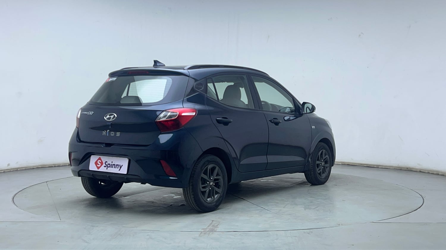 Used 2020 Hyundai Grand i10 Nios Sportz AMT 1.2 Kappa VTVT Petrol Automatic exterior RIGHT REAR CORNER VIEW