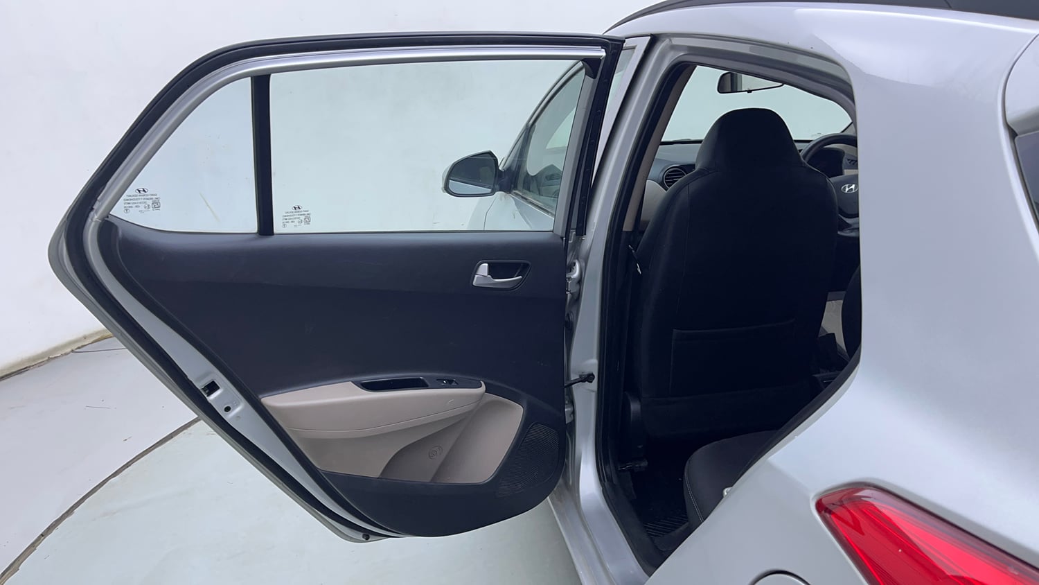 Used 2016 Hyundai Grand i10 Sportz 1.2 Kappa VTVT Petrol Manual interior LEFT REAR DOOR OPEN VIEW