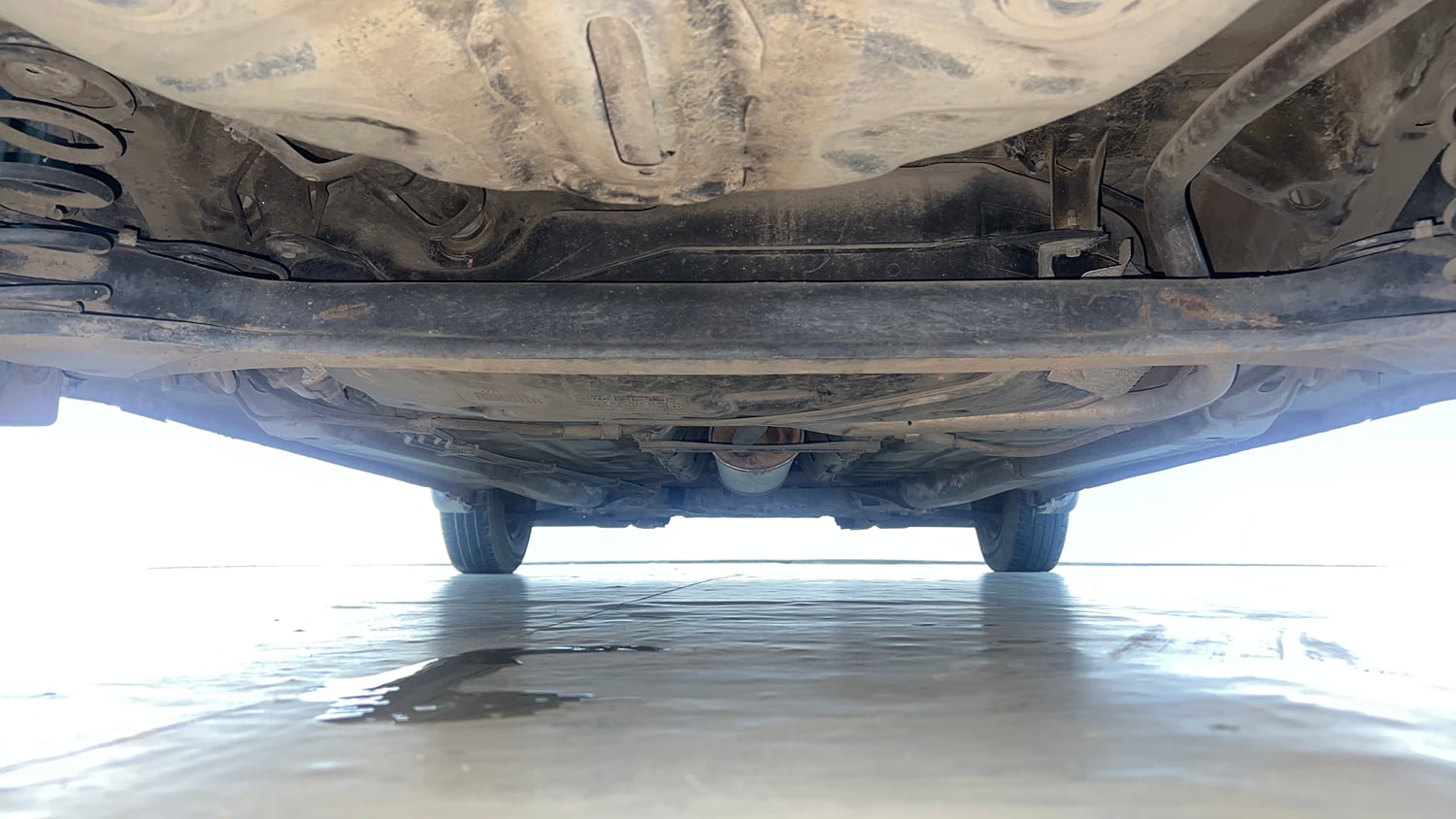 Used 2018 Maruti Suzuki Dzire VXi Petrol Manual extra REAR UNDERBODY VIEW (TAKEN FROM REAR)