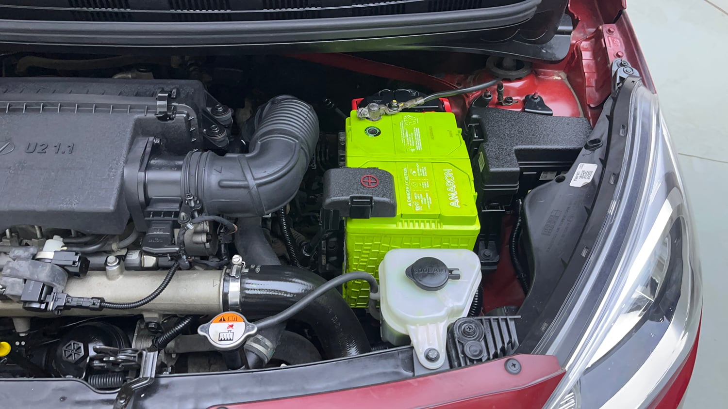 Used 2015 Hyundai Xcent S 1.1 CRDi Diesel Manual engine ENGINE LEFT SIDE VIEW