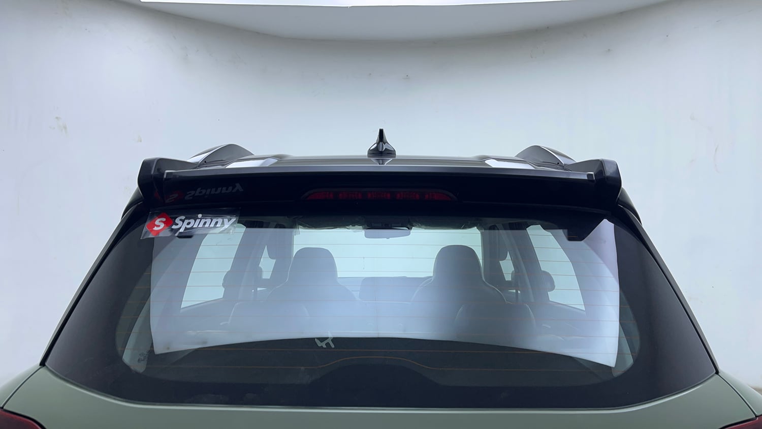 Used 2024 Hyundai Exter SX 1.2 MT Dual Tone Petrol Manual exterior BACK WINDSHIELD VIEW
