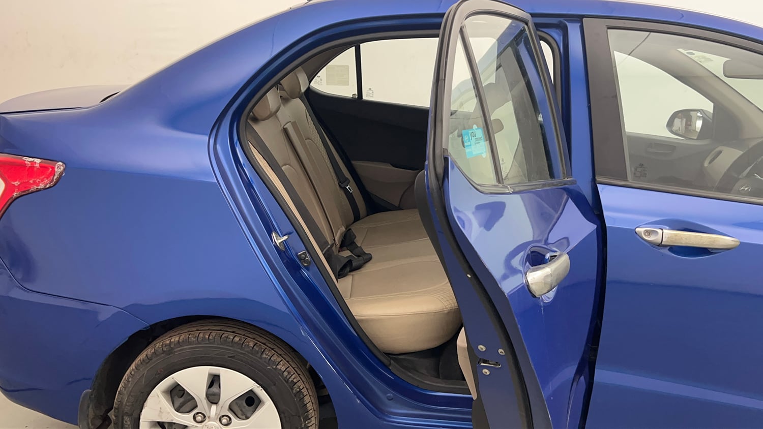 Used 2015 Hyundai Xcent Base 1.2 Petrol Manual interior RIGHT SIDE REAR DOOR CABIN VIEW
