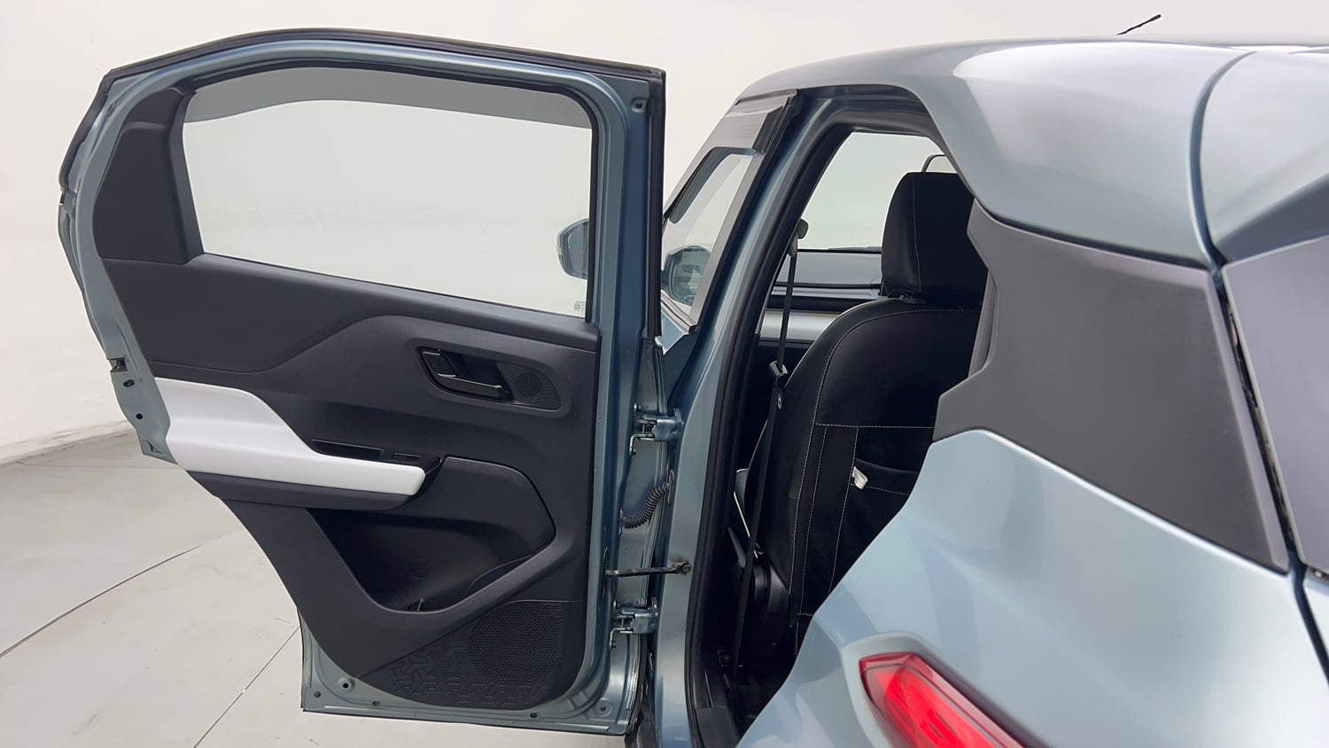 Used 2023 Tata Punch Accomplished Dazzle Pack AMT Petrol Automatic interior LEFT REAR DOOR OPEN VIEW