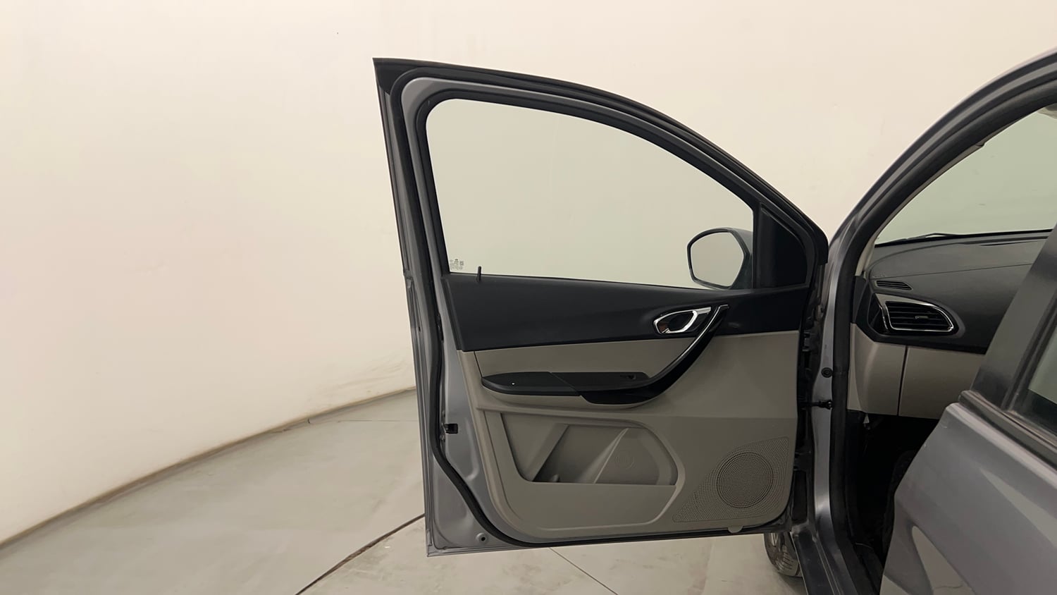 Used 2019 Tata Tiago Revotron XZ Plus Dual Tone Petrol Manual interior LEFT FRONT DOOR OPEN VIEW