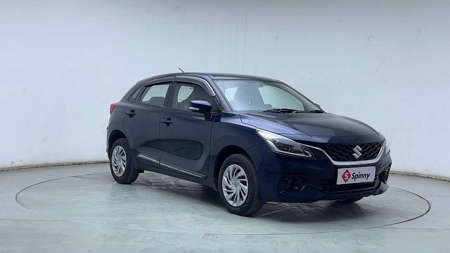 Used 2022 Maruti Suzuki Baleno Delta MT Petrol Manual exterior RIGHT FRONT CORNER VIEW