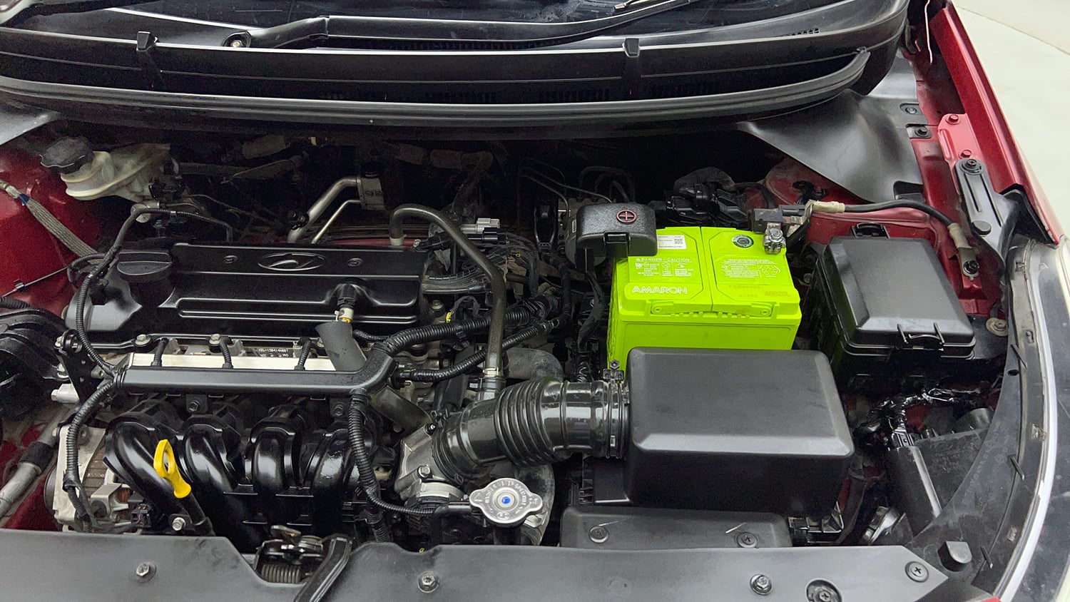 Used 2015 Hyundai Elite i20 Asta 1.2 Petrol Manual engine ENGINE LEFT SIDE VIEW