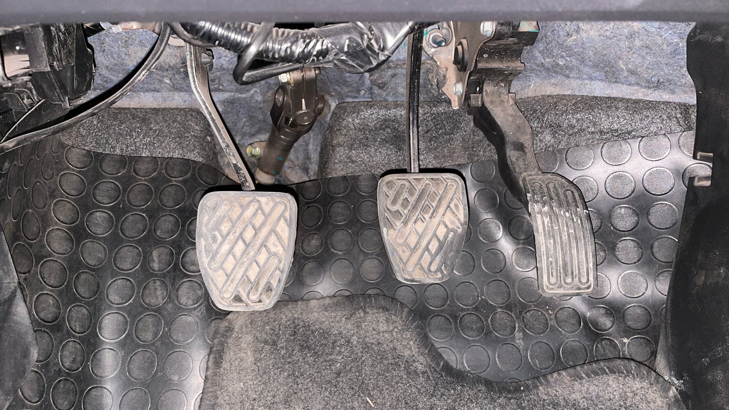 Used 2014 Nissan Micra Active XL Petrol Manual interior PEDALS VIEW