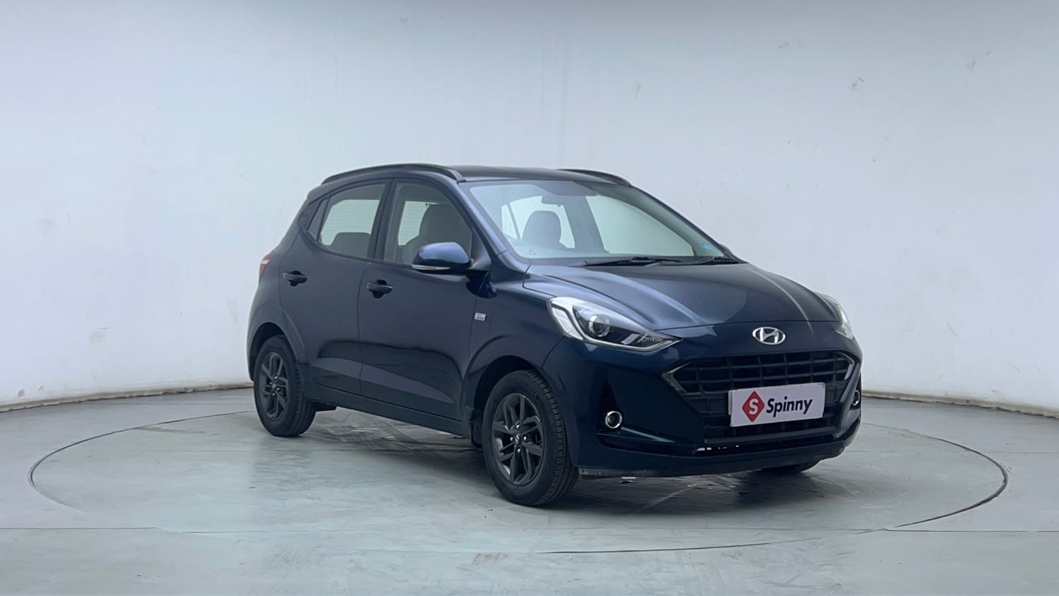 Used 2020 Hyundai Grand i10 Nios Sportz AMT 1.2 Kappa VTVT Petrol Automatic exterior RIGHT FRONT CORNER VIEW