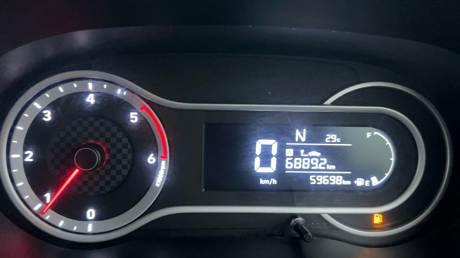 Used 2022 Hyundai Grand i10 Nios Sportz AMT 1.2 CRDi Diesel Automatic interior CLUSTERMETER VIEW