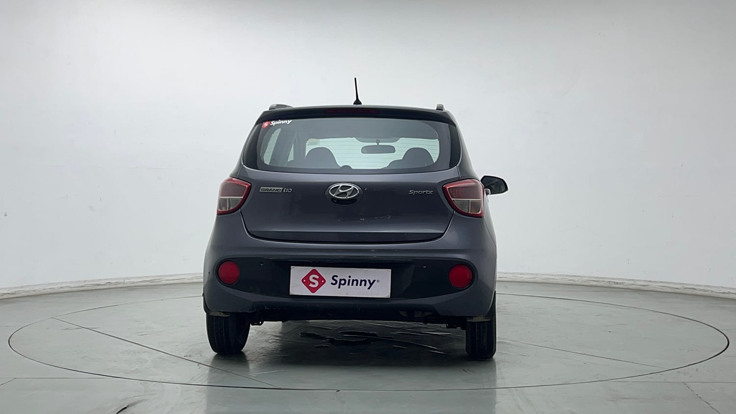 Used 2018 Hyundai Grand i10 Sportz 1.2 Kappa VTVT Petrol Manual exterior BACK VIEW