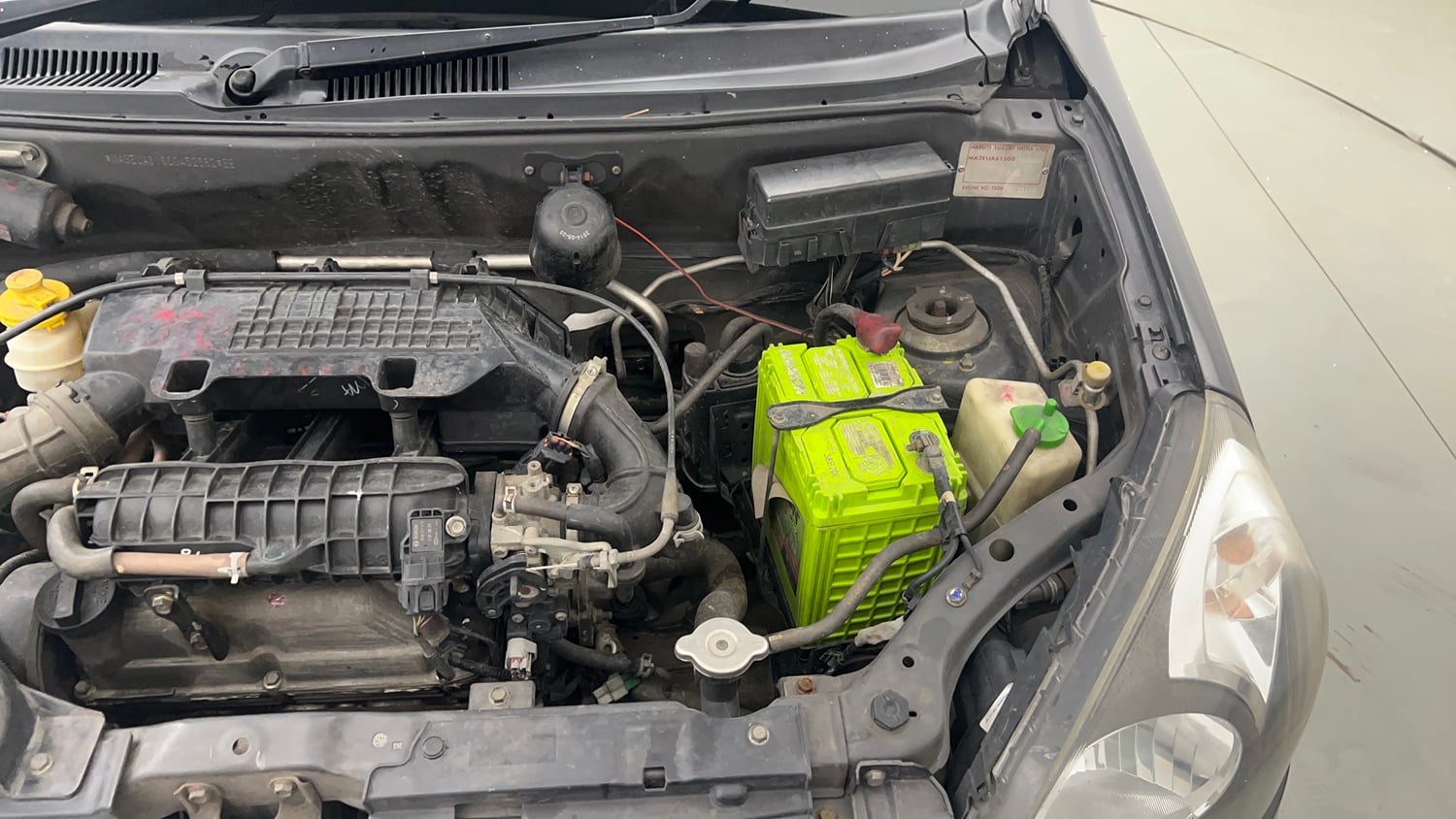 Used 2014 Maruti Suzuki Alto 800 Vxi Petrol Manual engine ENGINE LEFT SIDE VIEW