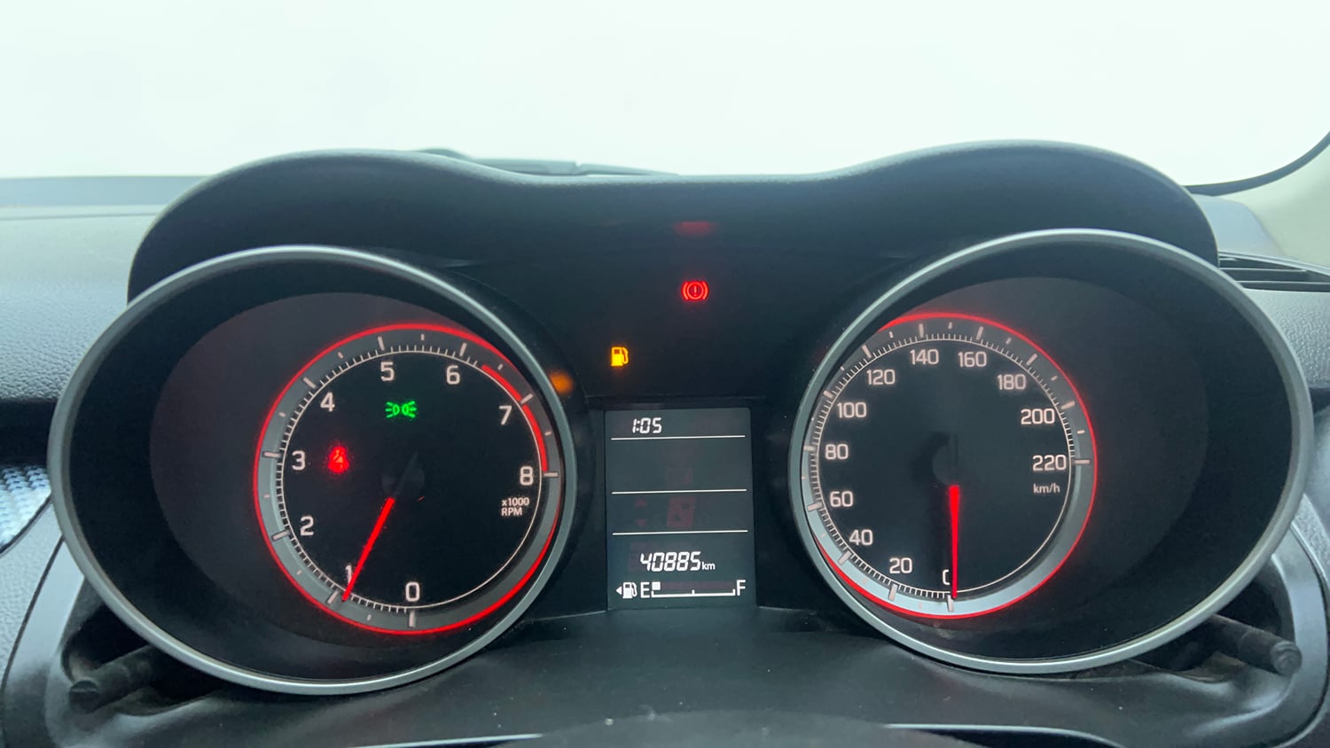 Used 2022 Maruti Suzuki Swift VXi Petrol Manual interior CLUSTERMETER VIEW