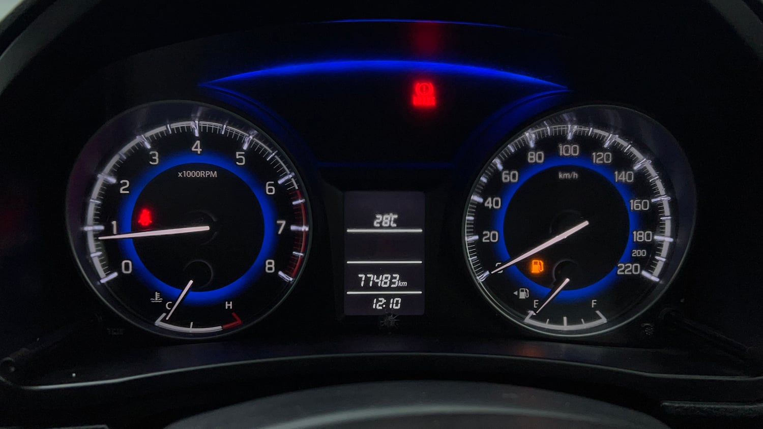 Used 2018 Maruti Suzuki Baleno Delta 1.2 Petrol Manual interior CLUSTERMETER VIEW