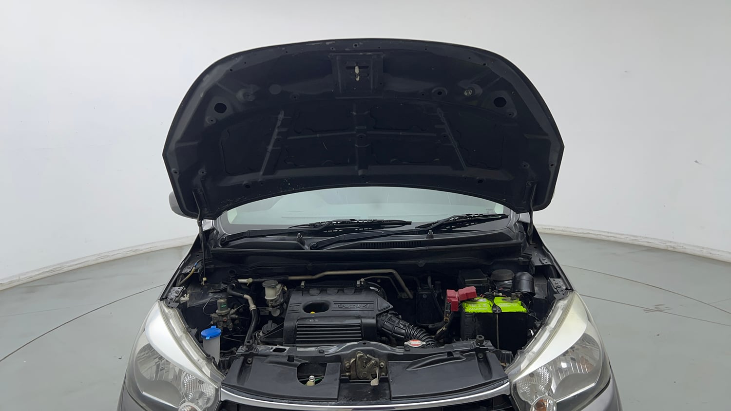 Used 2018 Maruti Suzuki Celerio VXi AMT Petrol Automatic engine ENGINE & BONNET OPEN FRONT VIEW