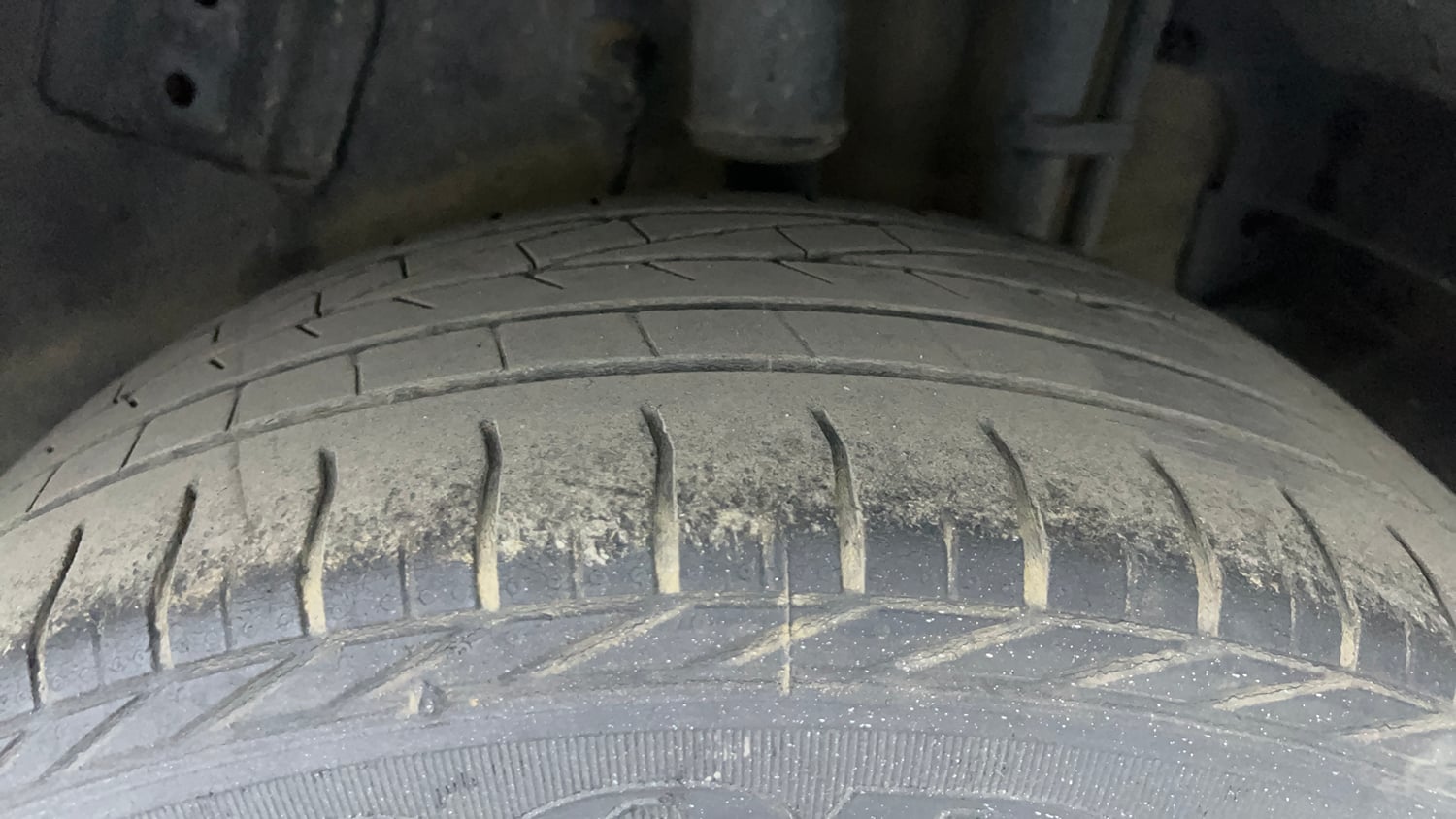 Used 2018 Tata Nexon XZ Plus Diesel Diesel Manual tyres LEFT REAR TYRE TREAD VIEW