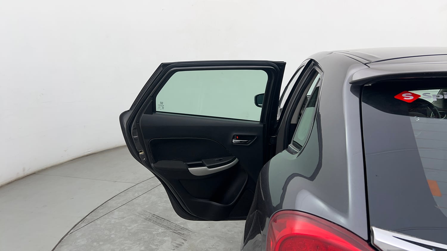 Used 2017 Maruti Suzuki Baleno Alpha 1.2 Petrol Manual interior LEFT REAR DOOR OPEN VIEW