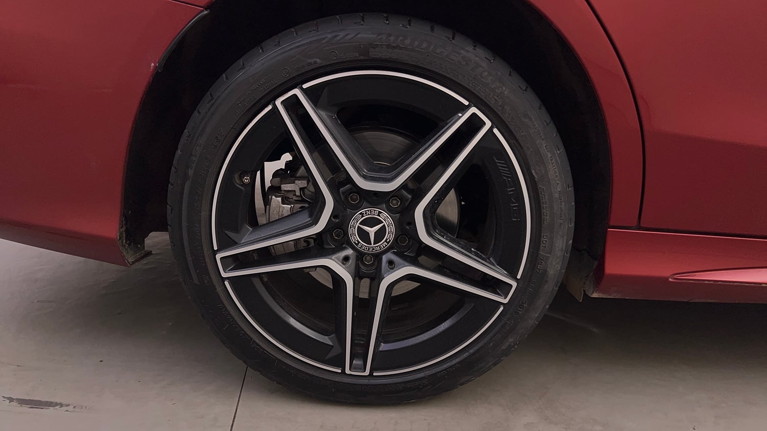 Used 2021 Mercedes-Benz C-Class C 300d AMG line Diesel Automatic tyres RIGHT REAR TYRE RIM VIEW