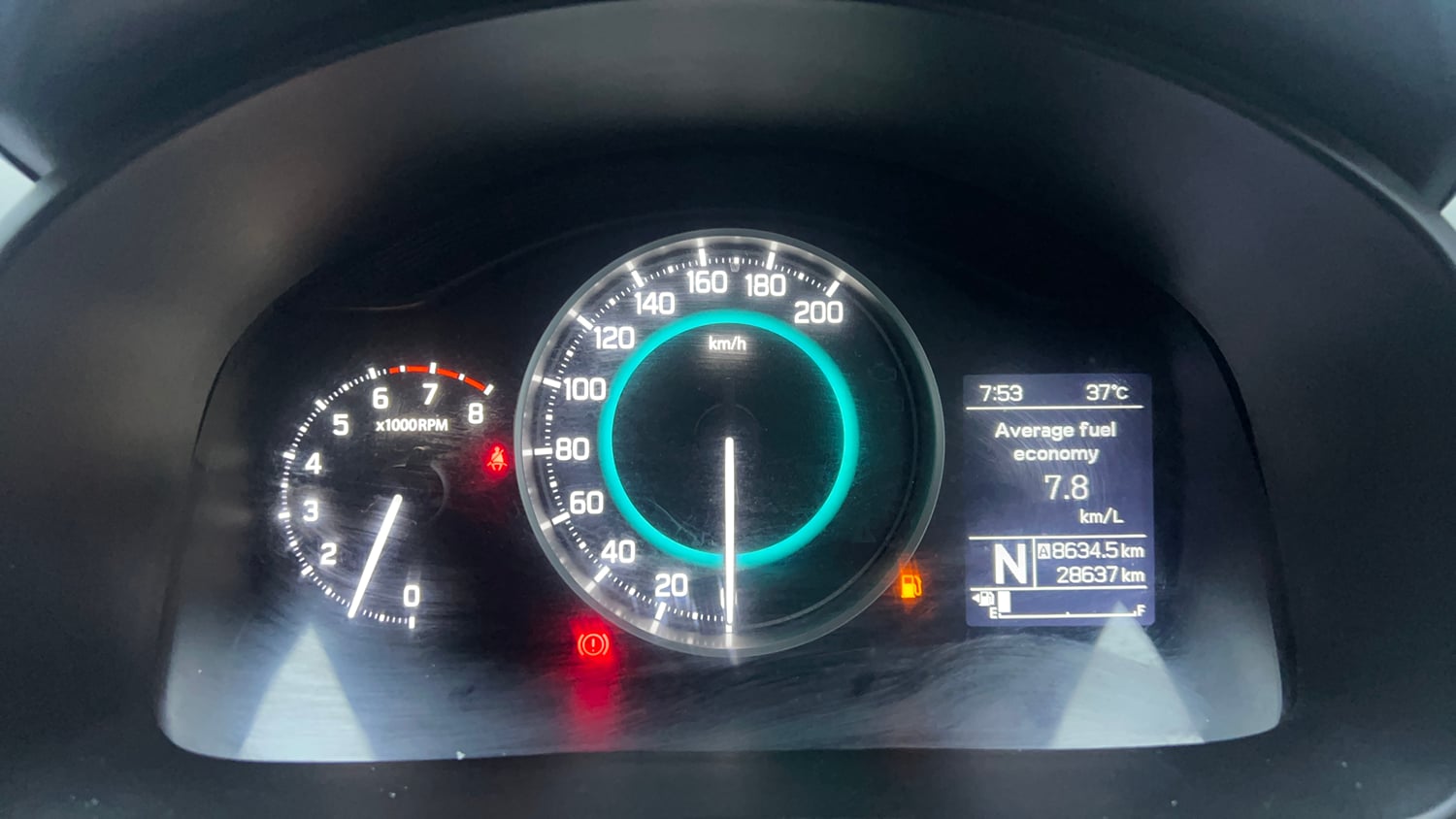 Used 2023 Maruti Suzuki Ignis Zeta 1.2 AMT Petrol Automatic interior CLUSTERMETER VIEW