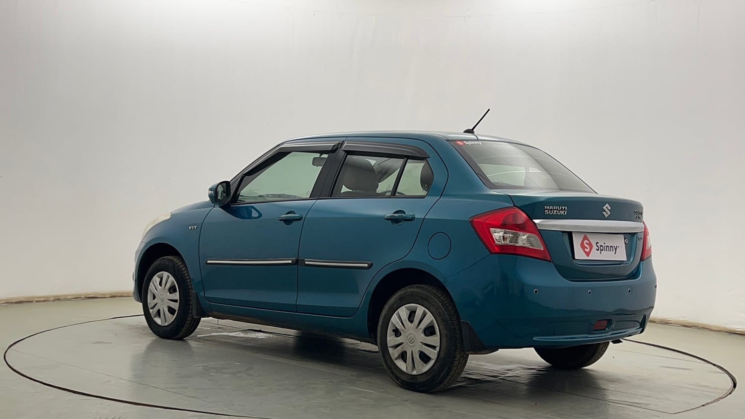 Used 2013 Maruti Suzuki Swift Dzire VXI Petrol Manual exterior LEFT REAR CORNER VIEW