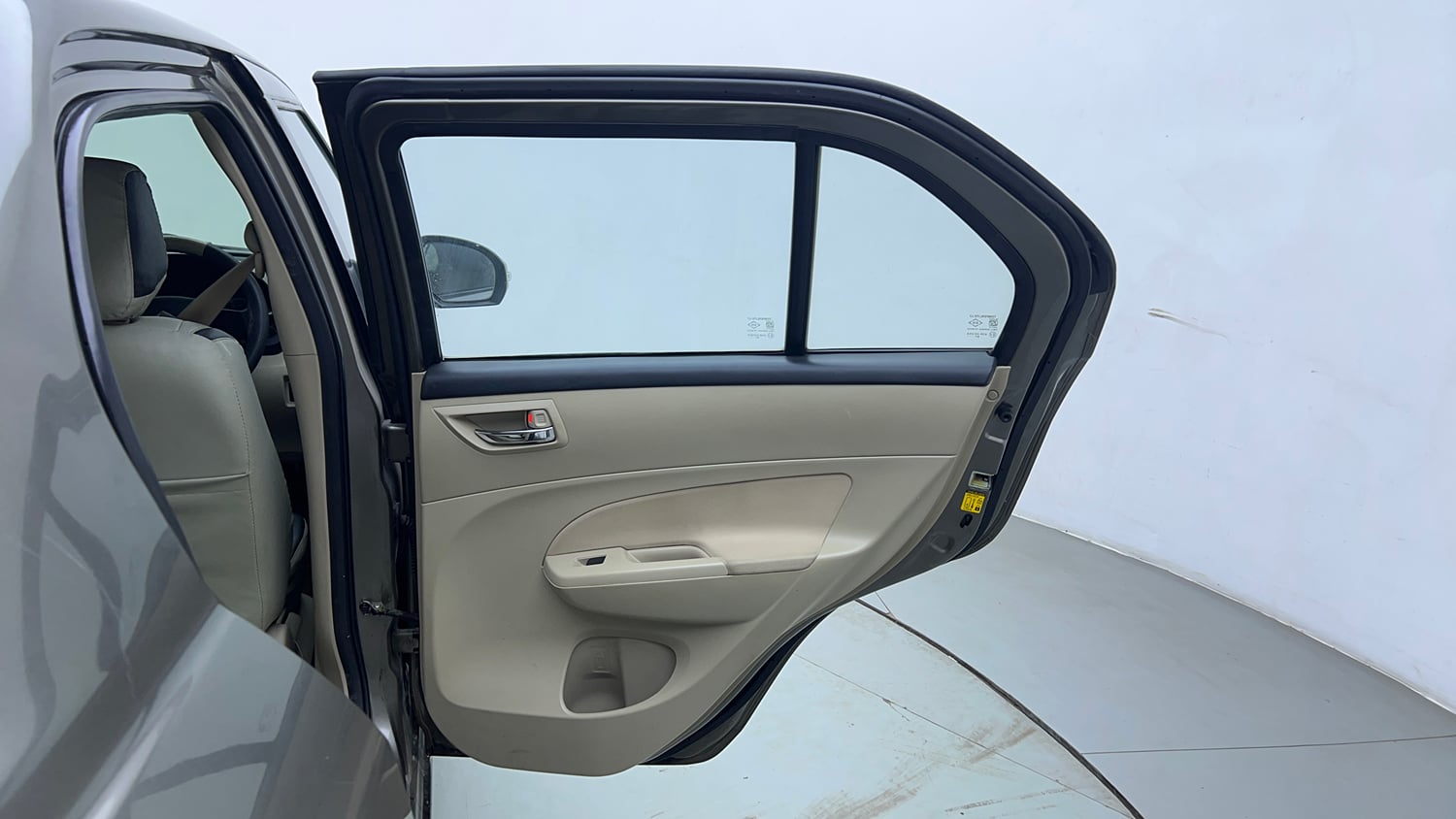 Used 2015 Maruti Suzuki Swift Dzire VXI Petrol Manual interior RIGHT REAR DOOR OPEN VIEW