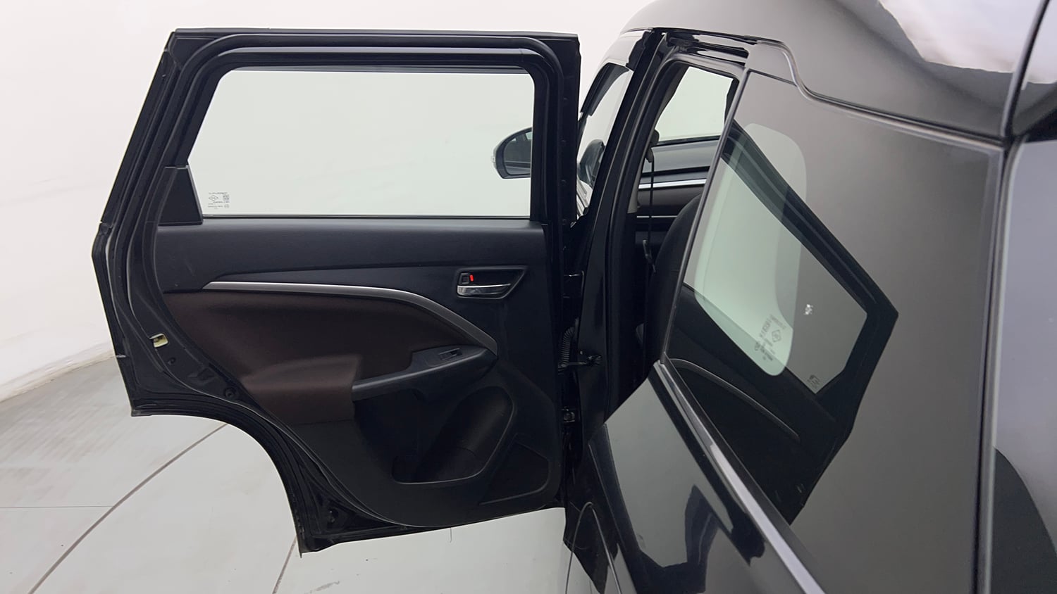 Used 2023 Maruti Suzuki Brezza ZXi AT Petrol Automatic interior LEFT REAR DOOR OPEN VIEW