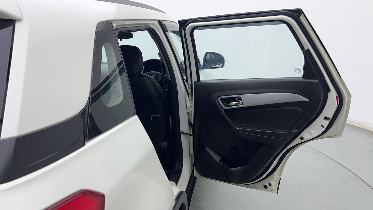 Used 2021 Maruti Suzuki Vitara Brezza ZXi AT SHVS Petrol Automatic interior RIGHT REAR DOOR OPEN VIEW