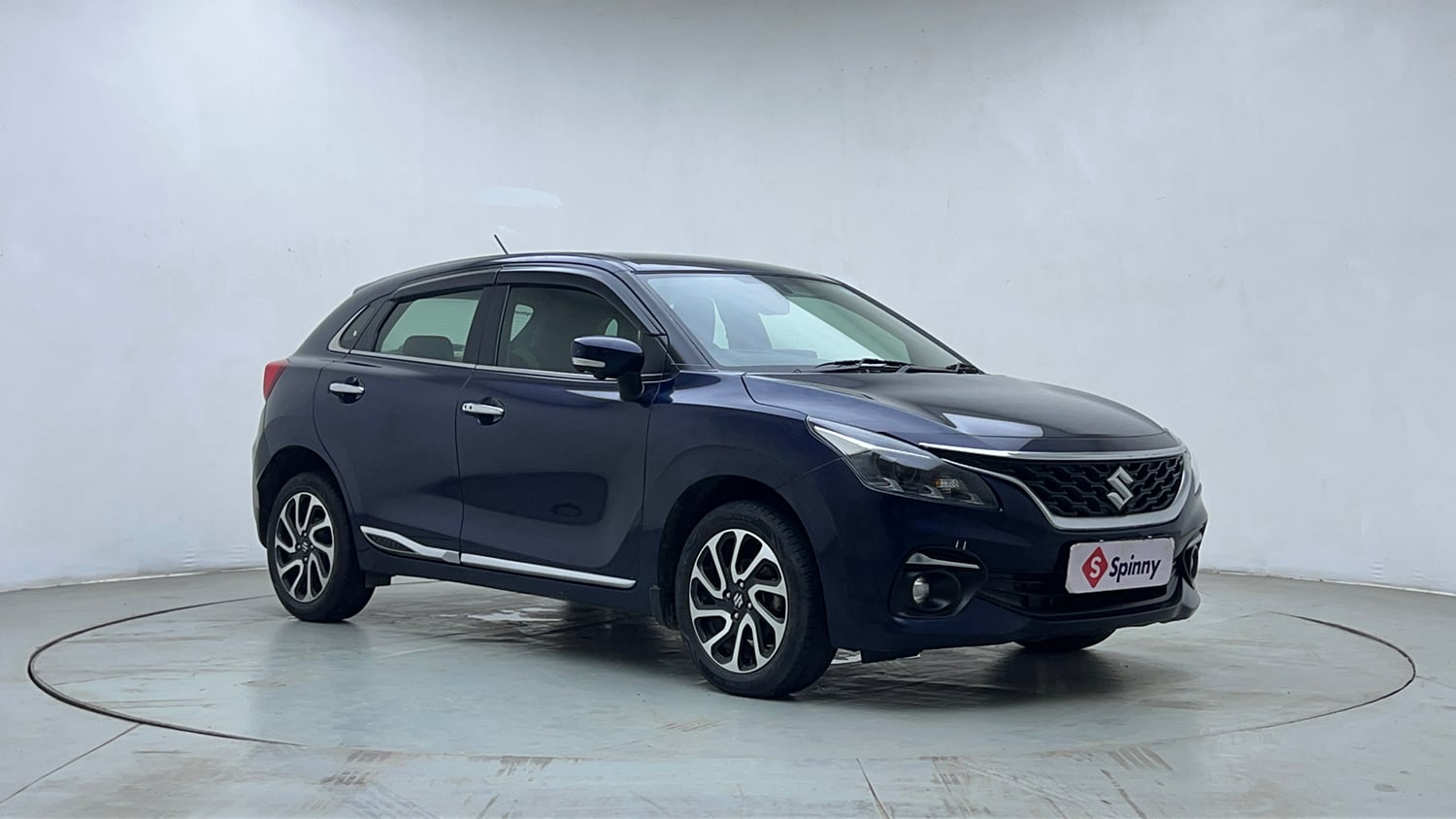 Used 2023 Maruti Suzuki Baleno Alpha AGS Petrol Automatic exterior RIGHT FRONT CORNER VIEW