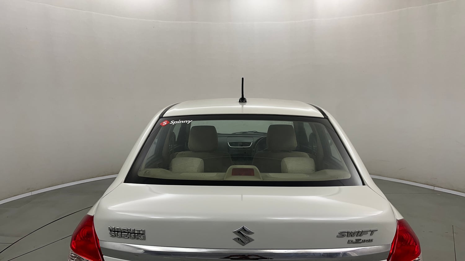Used 2013 Maruti Suzuki Swift Dzire VXI Petrol Manual exterior BACK WINDSHIELD VIEW
