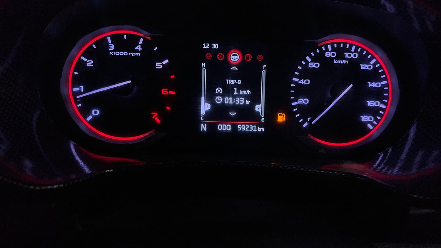 Used 2021 mahindra Thar LX Hard Top Petrol MT 4WD Petrol Manual interior CLUSTERMETER VIEW