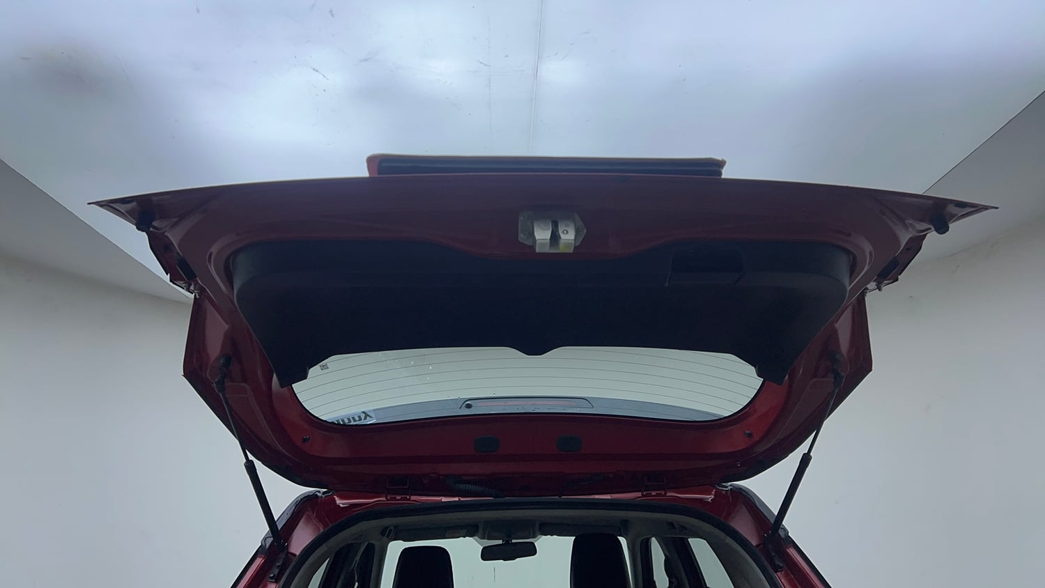 Used 2023 Maruti Suzuki Brezza Zxi Plus Dual Tone Petrol Manual interior DICKY DOOR OPEN VIEW