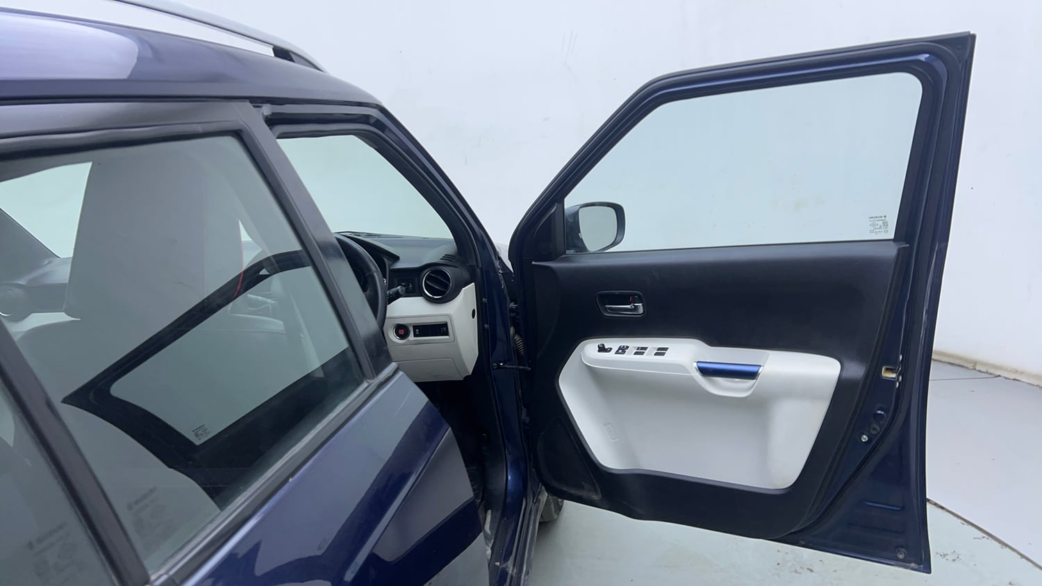 Used 2023 Maruti Suzuki Ignis Zeta 1.2 AMT Petrol Automatic interior RIGHT FRONT DOOR OPEN VIEW