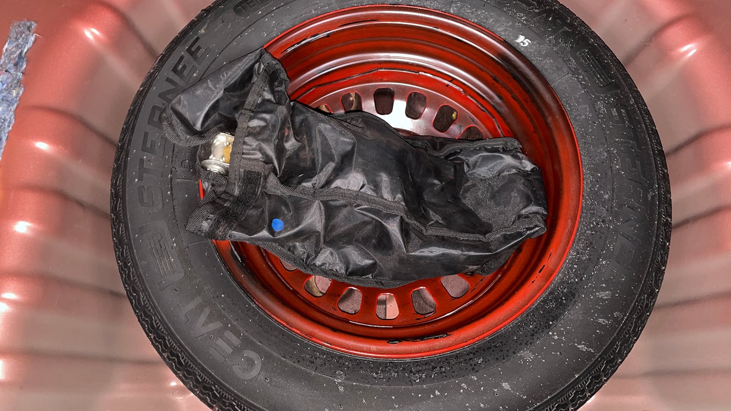 Used 2022 Nissan Magnite XV Turbo Petrol Manual tyres SPARE TYRE VIEW