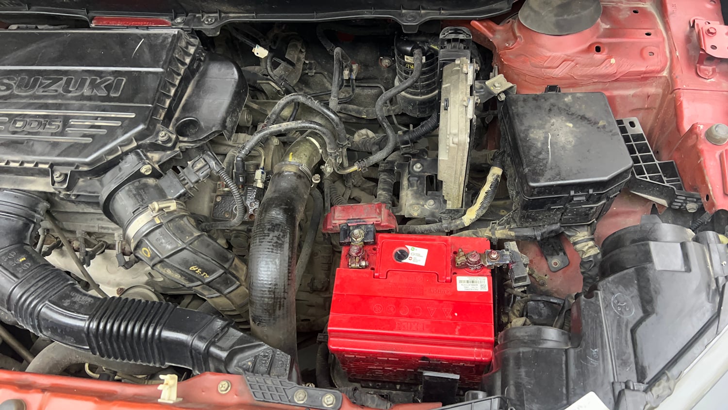 Used 2017 Maruti Suzuki Vitara Brezza VDi (O) Diesel Manual engine ENGINE LEFT SIDE VIEW